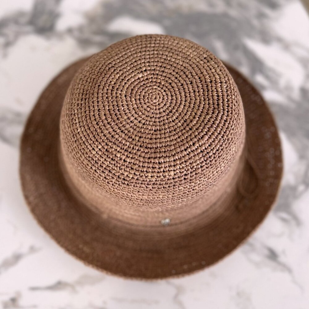 NWT - Helen Kaminski Provence 8 Raffia Hat - Nougat👒 - Picture 4 of 6